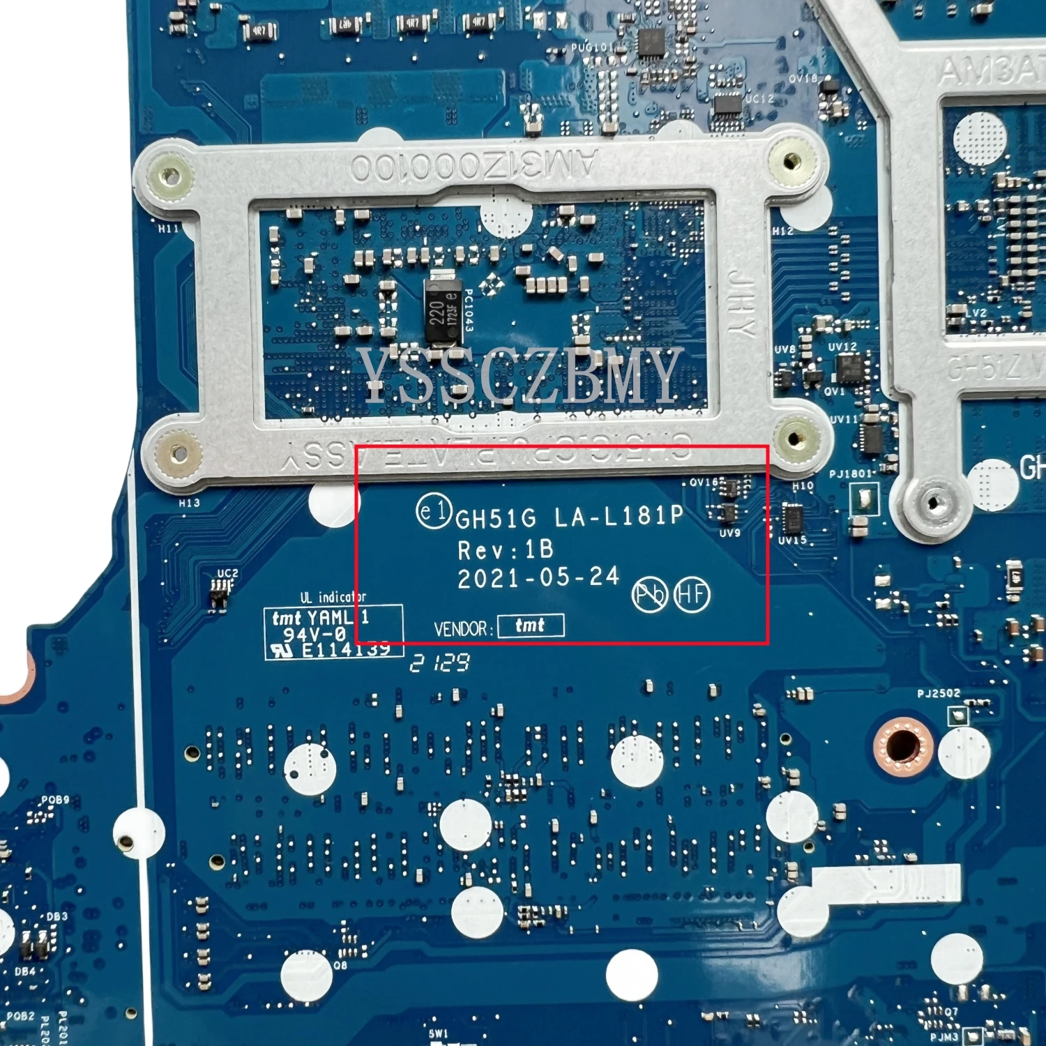 NBQBU11006 For Acer Nitro 5 AN515-57 Laptop Motherboard GH51G LA