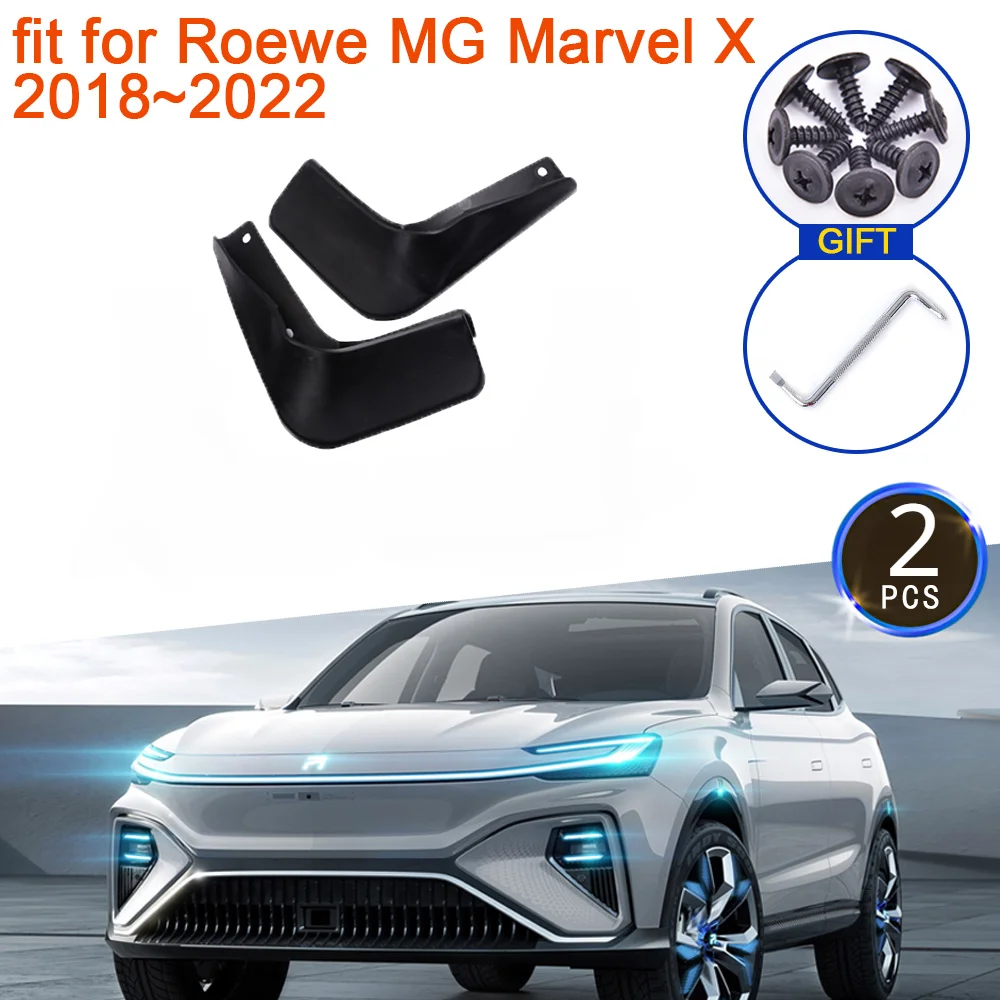 

2Pcs Front Wheels Mudguards for Roewe MG Marvel R Auto X 2018~2022 Accessories Mud Flaps Splash Guards Fenders Car Styling Auto