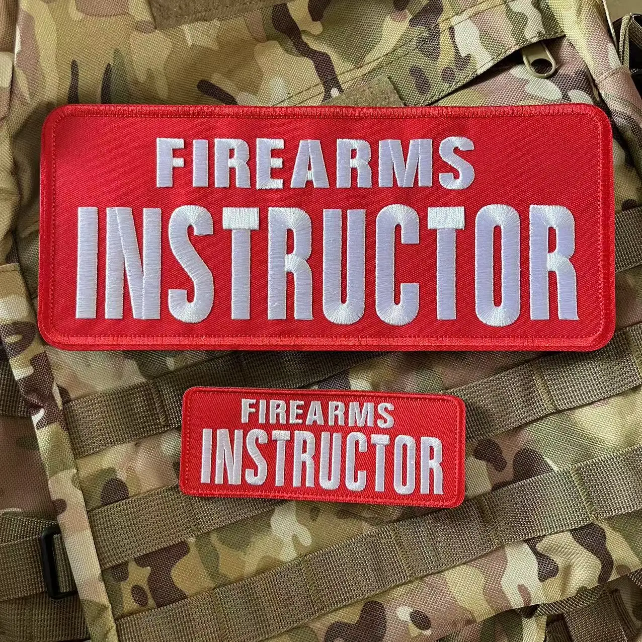 Parche bordado Instructor de Armas de Fuego para uniforme táctico - imagen 2