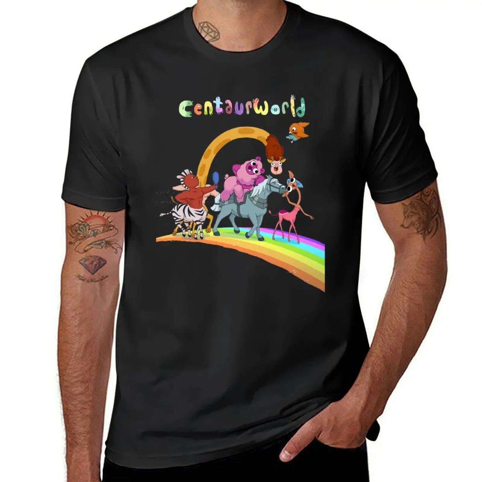 

Centaurworld Cartoon Movie T-Shirt hippie clothes kawaii clothes blanks men graphic t shirts