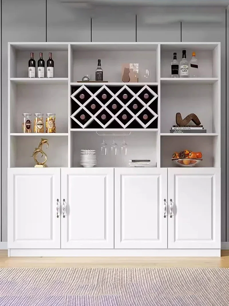 Modern Design Wine Cabinet Wood Racks Cellar Storage Living Room Collect Wine Cabinet Storage Study Vitrinas Bar Furniture LVWC