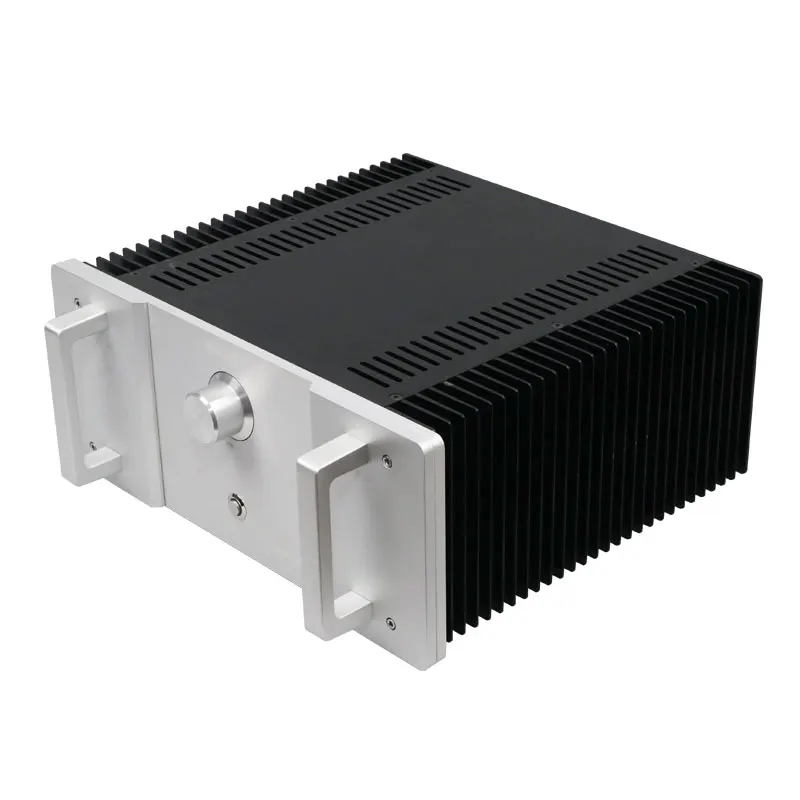 

BRZHIFI Manufacturer 24W Class A Full Field Tube Audio Amplifier Chassis 1969 DIY HIFI Heat Sink Amplifier Aluminum Enclosure