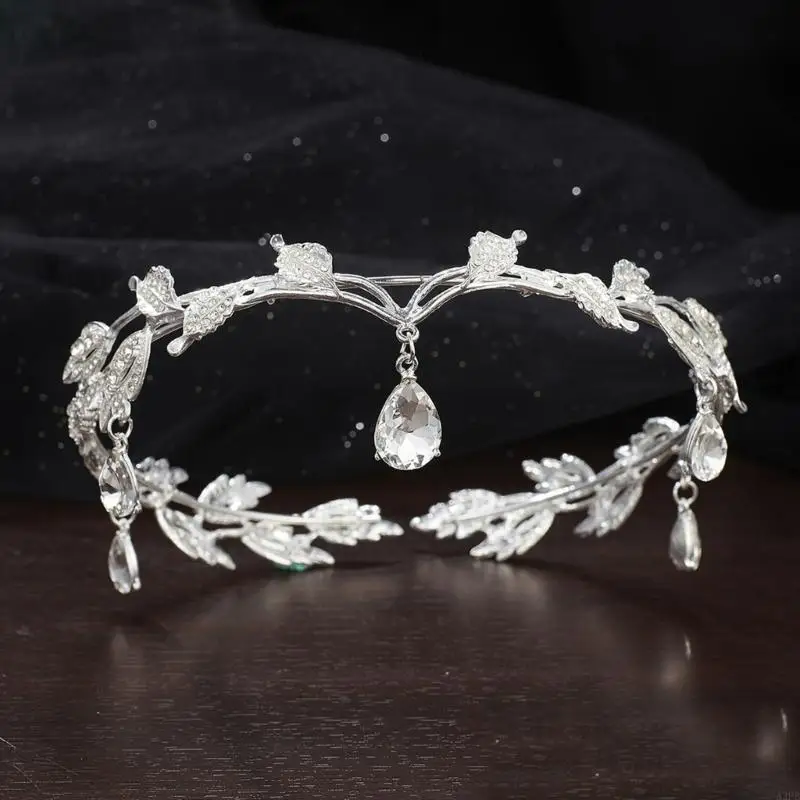 Princesa Crystal Tiaras elfa -cabeça da cabeça da cabeça da testa