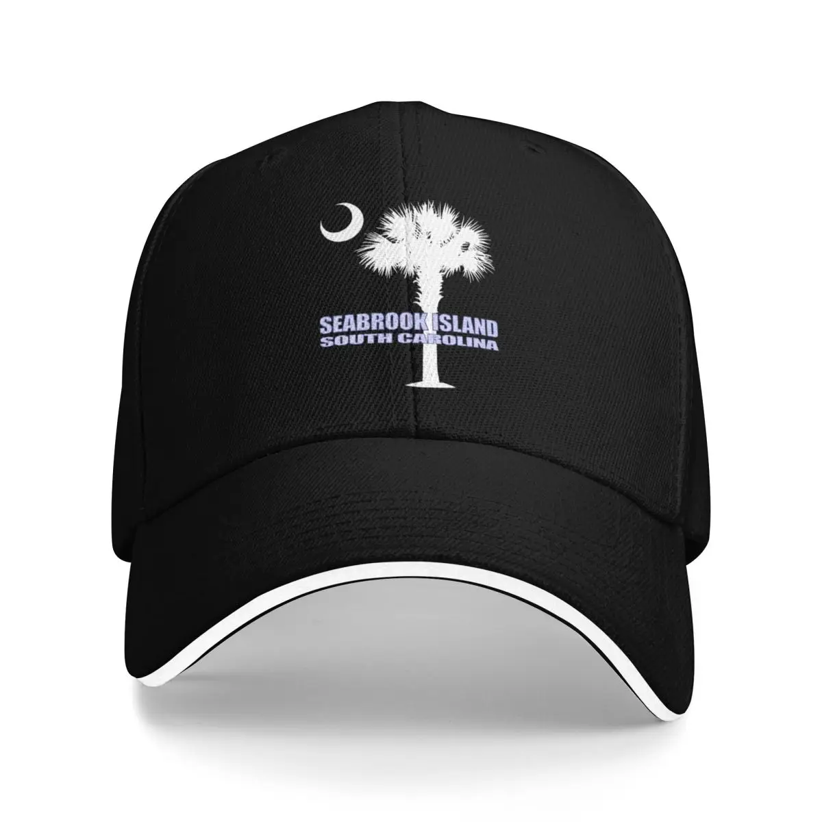 

Seabrook Island (P&C) Baseball Cap Funny hats sailor cap for men Male hat Mens Caps Women's