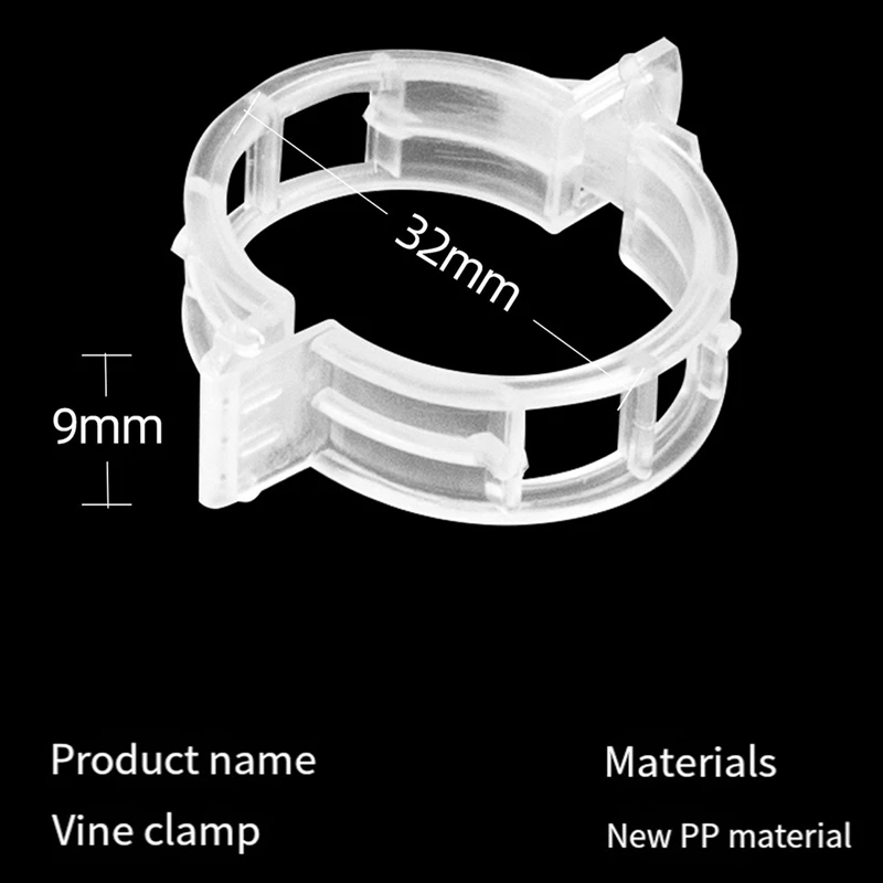 2000Pcs Garden Clips For Vine Crops, Climbing Plants, Flowers - Easy To Use, Disposable And