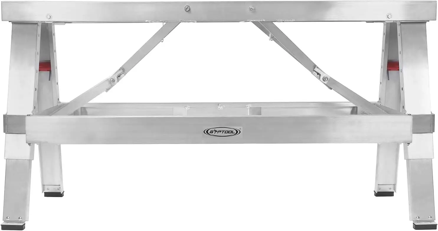 GypTool-Altura ajustável Drywall Taping e Finishing Bench, Walk-Up, 18 em 30 polegadas