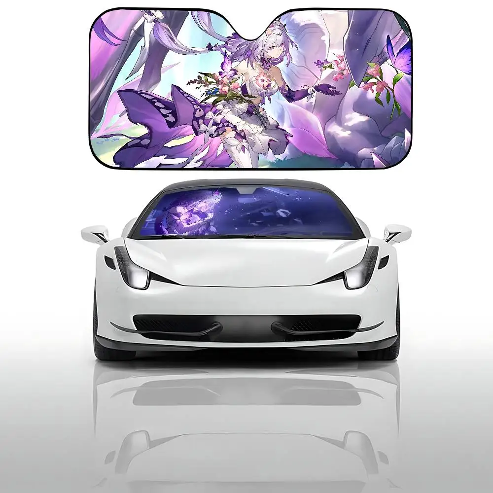 H-Honkai S-Star Rail Auto Parasole Tende Guida Auto Parasole Parabrezza Copertura Ombra Auto Parasole UV Visiera Parasole Protezione