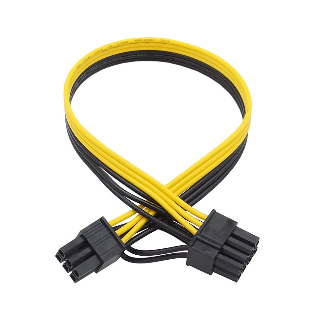 

6 pin to 2 x PCIe 8 (6+2) pin Graphics Card PCI-e Express VGA Splitter Power Extension Cable
