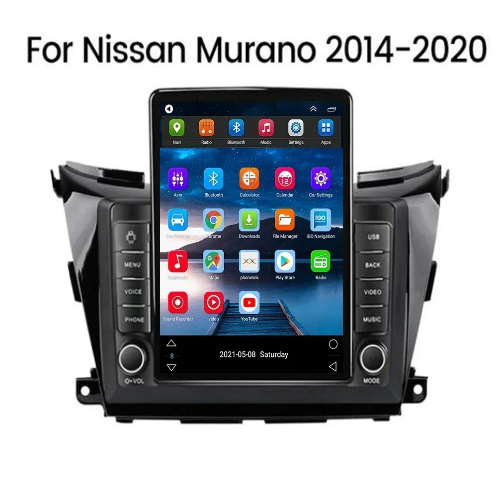 For Tesla Style 2 Din Android 13 Car Radio For Nissan Murano 3 Z52 2014+ Multimedia Video Player GPS Stereo RDS Carplay Camera