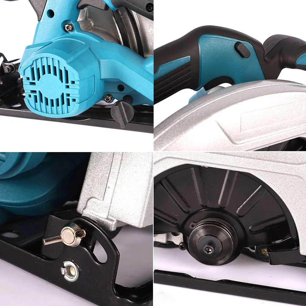 ONEVAN 180mm 7 inch Brushless Electric Circular Saw Wood Stone Adjustable Cordless Circular Cutter Saw For Makita 18v Battery