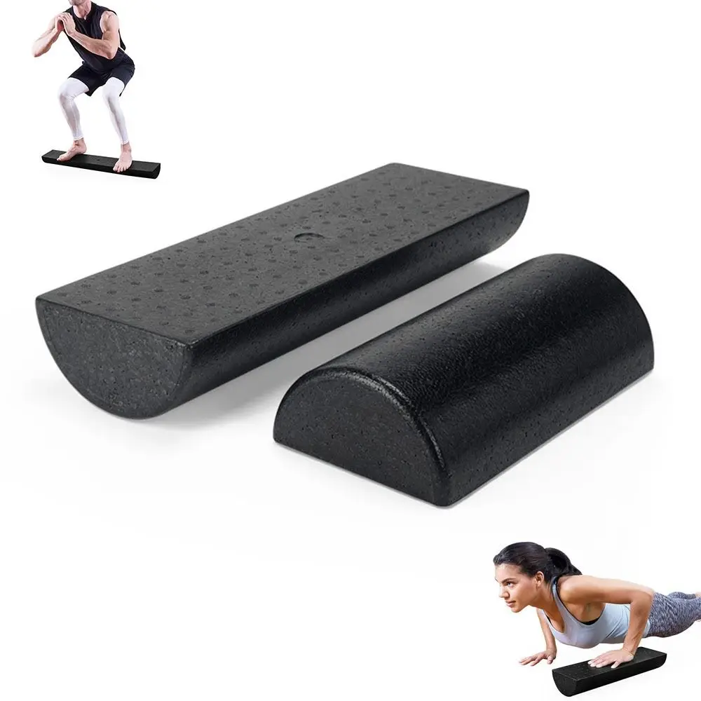 Durable 30/45/60cm EPP Foam Roller Semicircle Portable Pilates Fitness Equipment Yoga Massage Roller For Women/Men