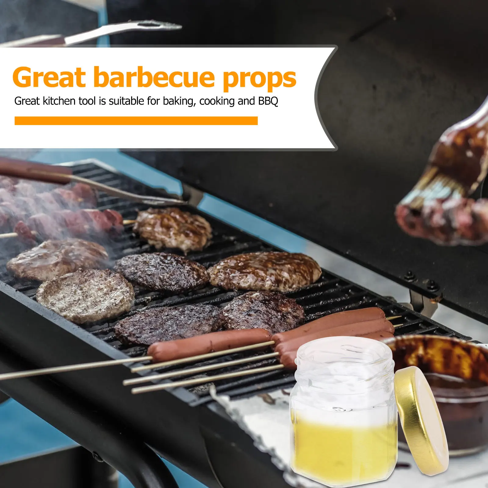 

20Pcs Food Storage Glass Hexagon Small Jars with Lids for Food Honey Spices Canning Jars Honey Jar Glass Jar