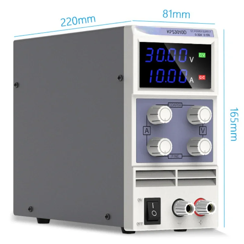 Adjustable DC Regulated Power Supply 30v60v5a10a Electroplating Burning Machine Notebook Phone Repair