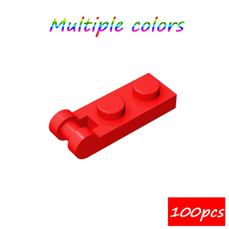 

MOC 100 шт. 60478 модифицированный 1x2 с ручкой, комплект строительных блоков, пластина, кирпичи, игрушка-головоломка, детский подарок на день рождения