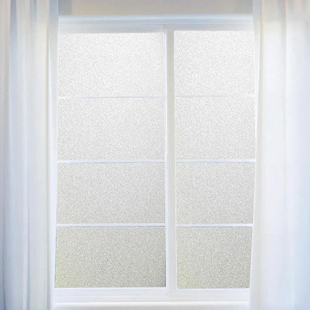 60 * 200/300cm Window Sticker PVC Sunscreen Adhesive Window Stick Waterproof Cover Glass Window Film Sticker Home Bathroom Decor