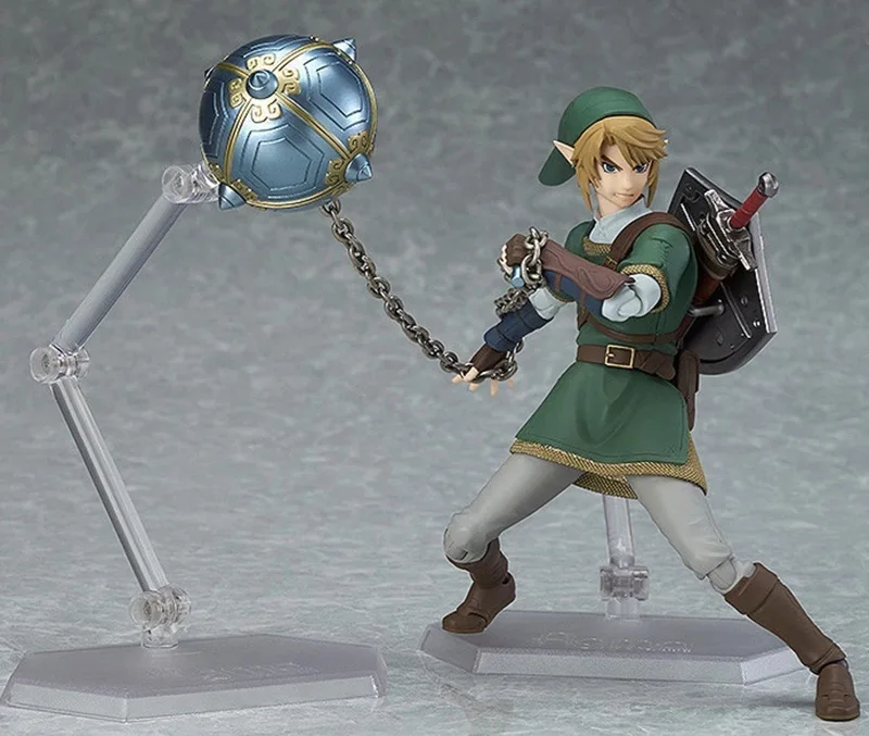 Luxuriöses Skyward-Schwert Figma 320 Link Zelda Twilight Princess DX Ver. Actionfigur Breath Of The Wild Figura Modellspielzeug 16CM – Detail 7