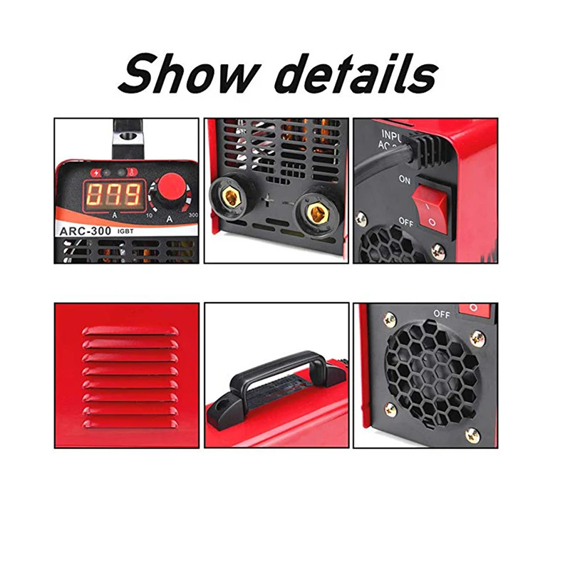 110V/220V ARC300 Welding Machine Electric Spot Welding Portable Beginner Lightweight Efficient Semi-Automatic Inverter Welder