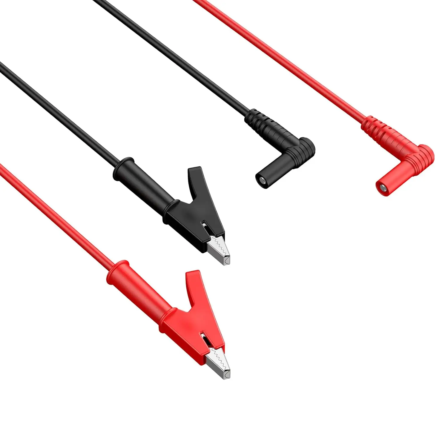 Proster 4mm Banana to Alligator Clip, 15A 1000V, 1m, Pure Copper, for Multimeter Testing