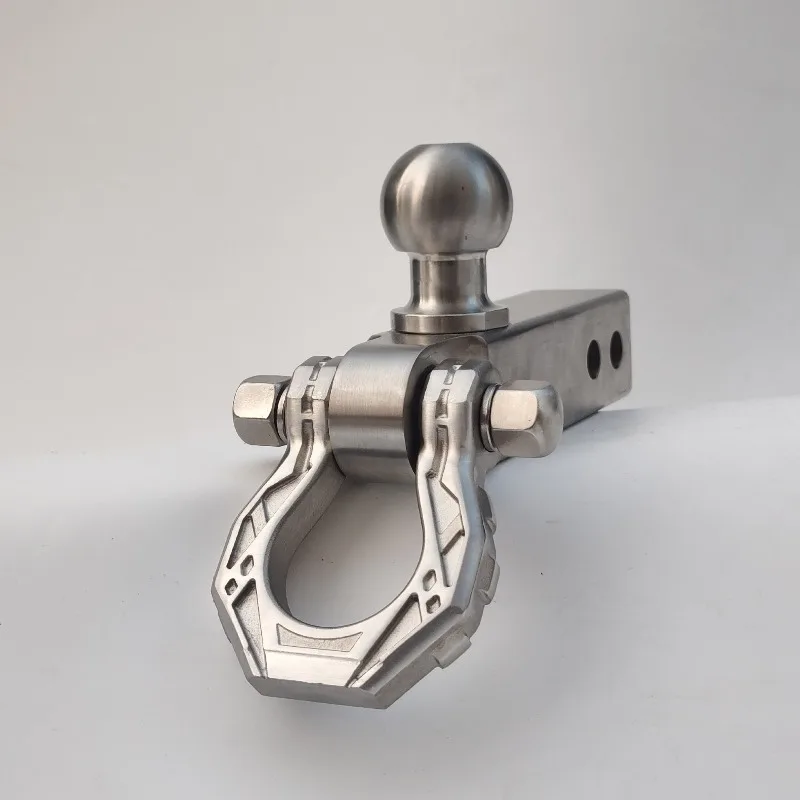 New Off-road Trailer Arm Square Mouth Anti-collision Traction Hook Heavy Duty Thickened Solid Structure