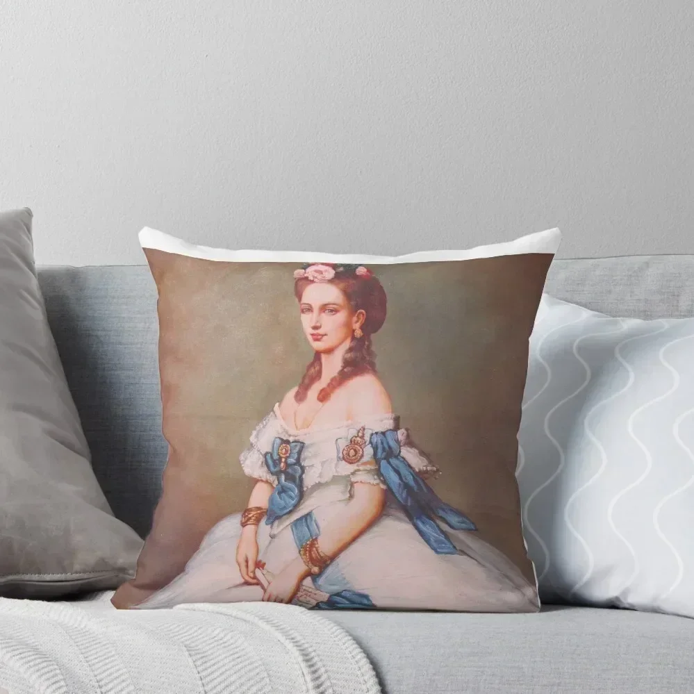 Queen Sissi of Austria Throw Pillow Plaid Sofa Luxury Cushion Cover Luxury Pillow Cover pillow