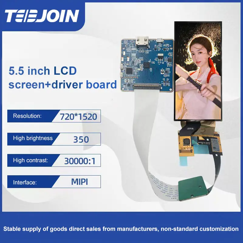 

5.1 Inch Lcd Module Amoled Flexible Screen Hd Resolution 720*1520 Ultra-Thin Oncel Touch Flexible Screen With Hd mi Driver Board