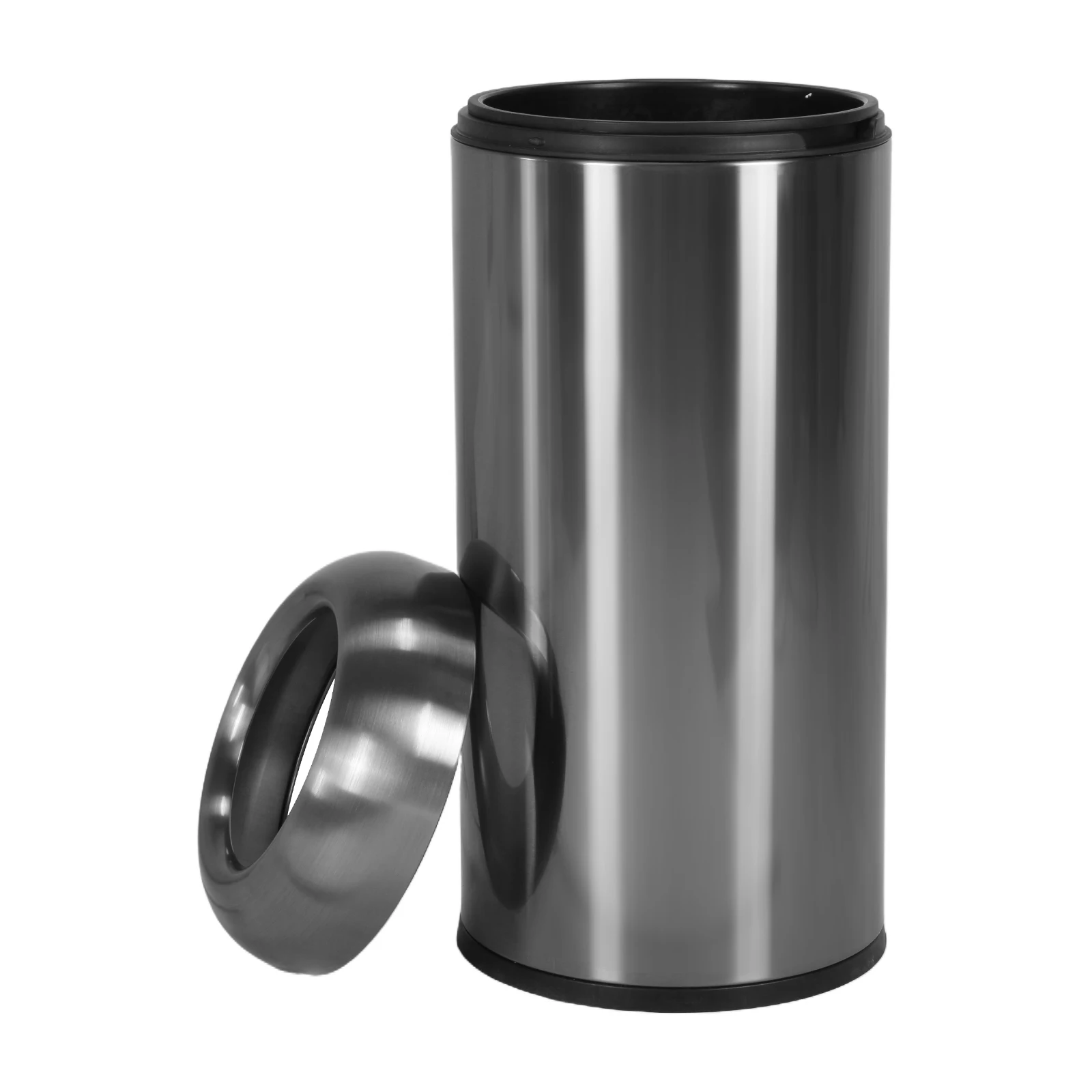 

Мусорный бак для помещений на 16 галлонов, сверхпрочный, с отсоединяемой крышкой, большой коммерческий контейнер для отходов, износостойкий, для офиса, спальни, ресторана