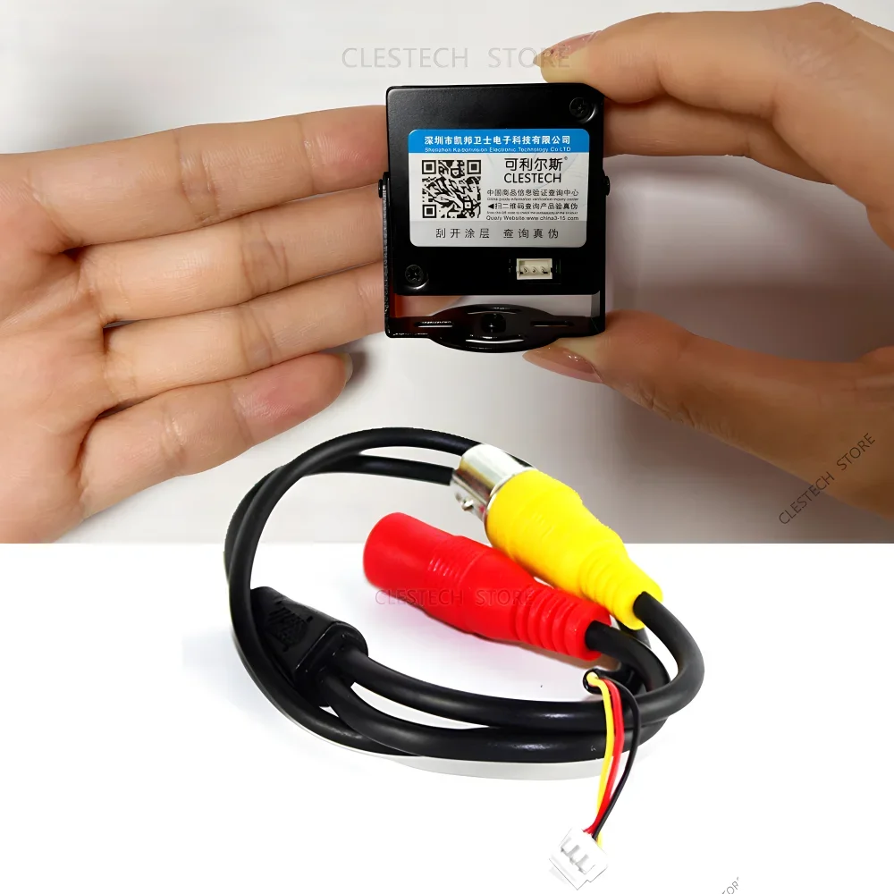 2.8 مللي متر عدسة مخروطية HD كاميرا CCTV صغيرة مع رؤية ضوء النهار CVBS إخراج 32x32 مللي متر حامل معدني متوافق مع أمن تلفزيون السيارة المنزلية #6