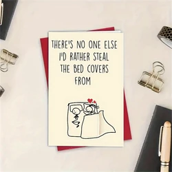 1pc,Greeting Card with Envelope - Funny Cards for Him or Her - Hilarious Birthday Cards, Anniversary Cards for Boyfriend Girlfri