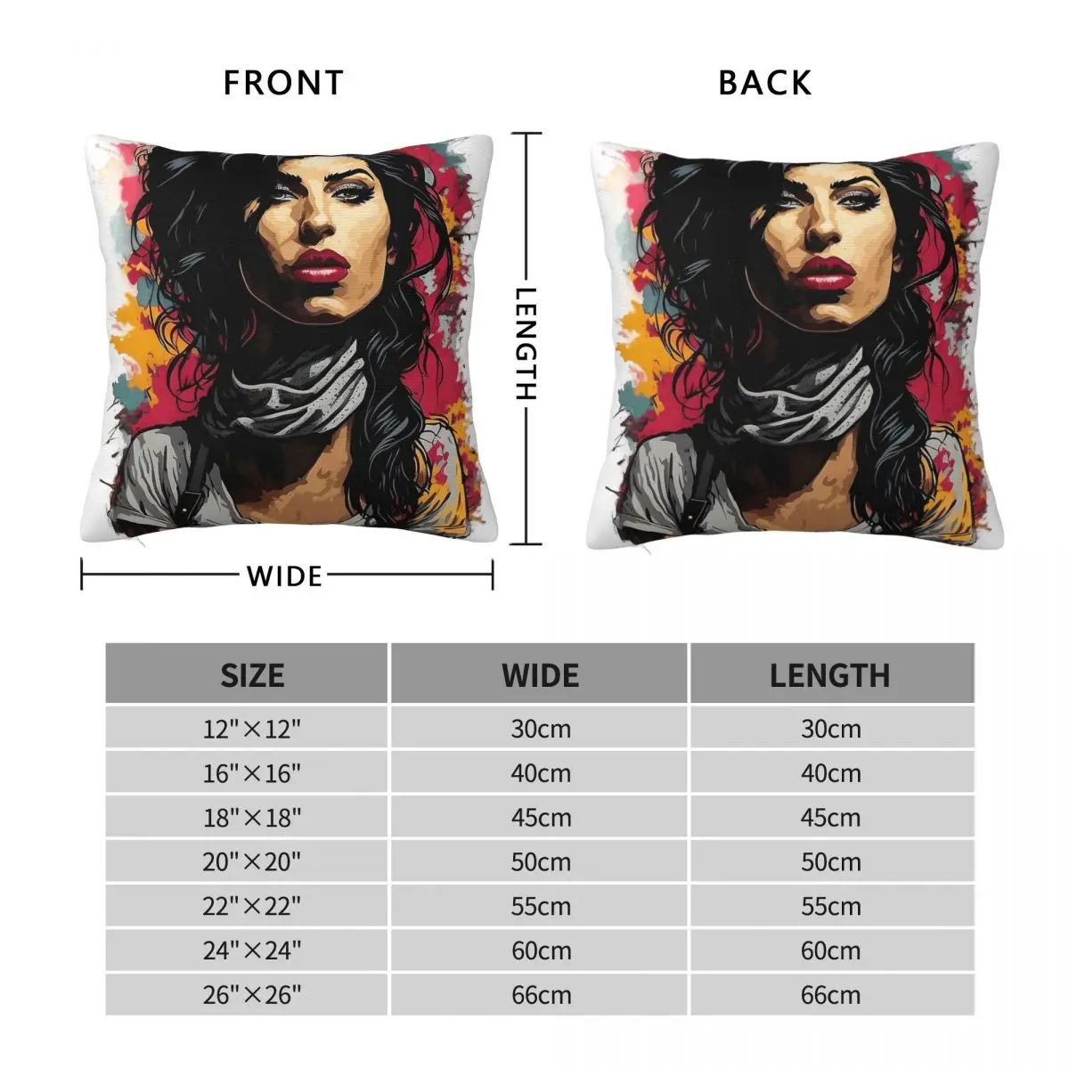 Amy Winehouse Singer Pillowcase Polyester Linen Velvet Printed Zip Decor Sofa Seater Cushion Cover