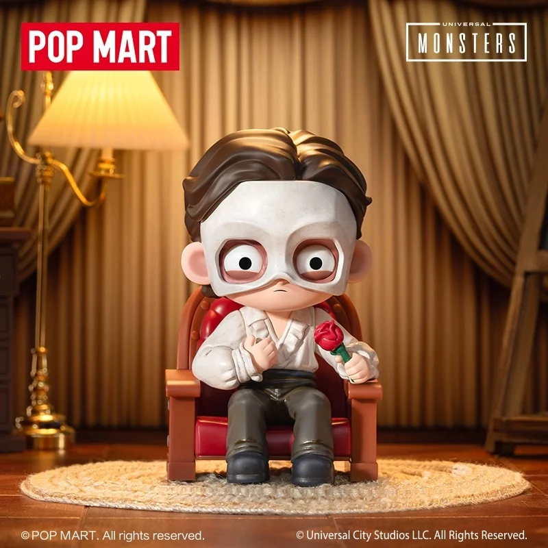 POP MART-Boîte ennemi de la série Universal Monsters Alliance, jouets Guess Bag, boîte mystère ata stery Caixa, figurine d'action Surpresa, modèle mignon