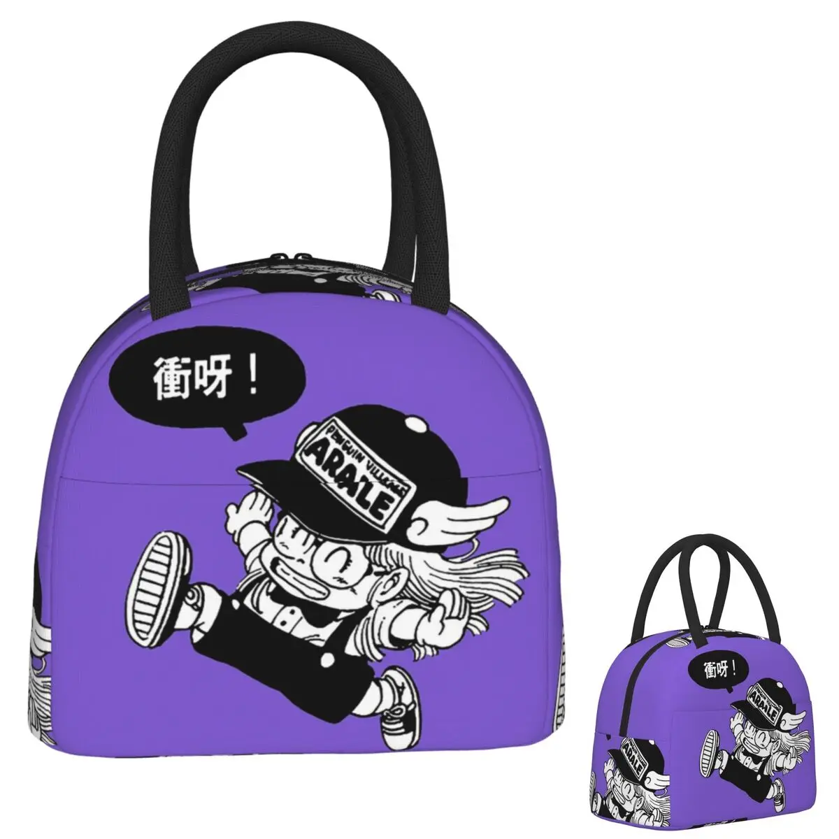 

Сумки для обеда Arale Dr.Slump, изолированная коробка для бенто, портативная сумка для обеда, многоразовые сумки для пикника, сумка-холодильник для женщин, студентов, школы