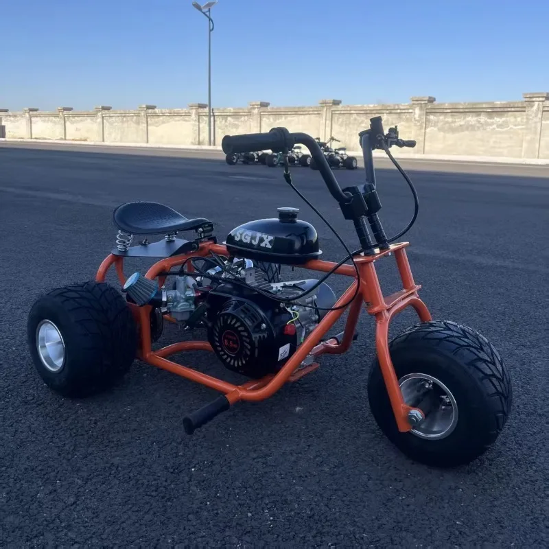 Model Pedal Go Kart Top Speed 50km/h 212cc Four-stroke Mini Polished Aluminum Wheels Fuel-powered Drift Kart