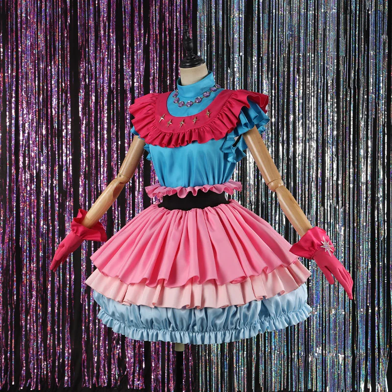 

I push the kid Cosplay Costumes Hoshino Ai‌ Dress Anime Character Halloween Costume Performance Clothing for Adult Women