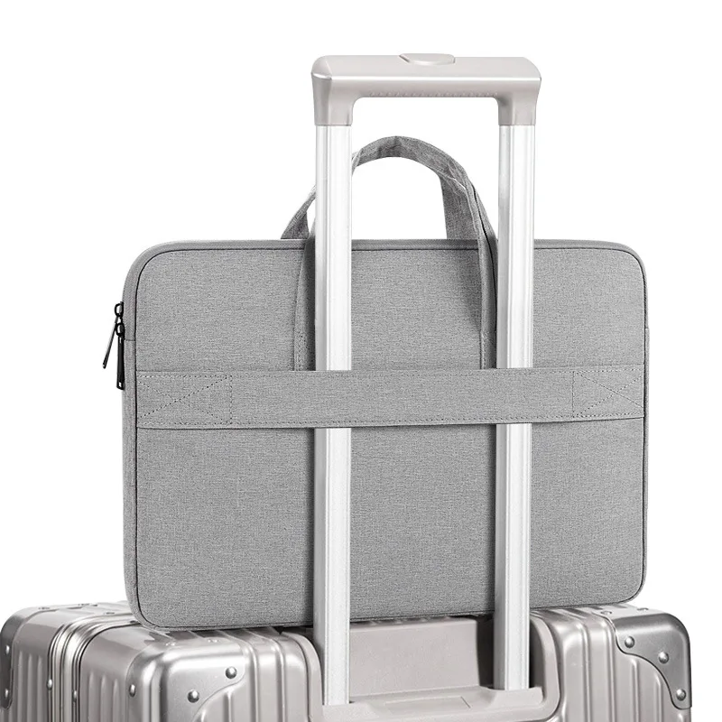 

Модная и минималистичная сумка для ноутбука, которую можно повесить на багажке, амортизирующая сумка для ноутбука 13/14/15 дюймов