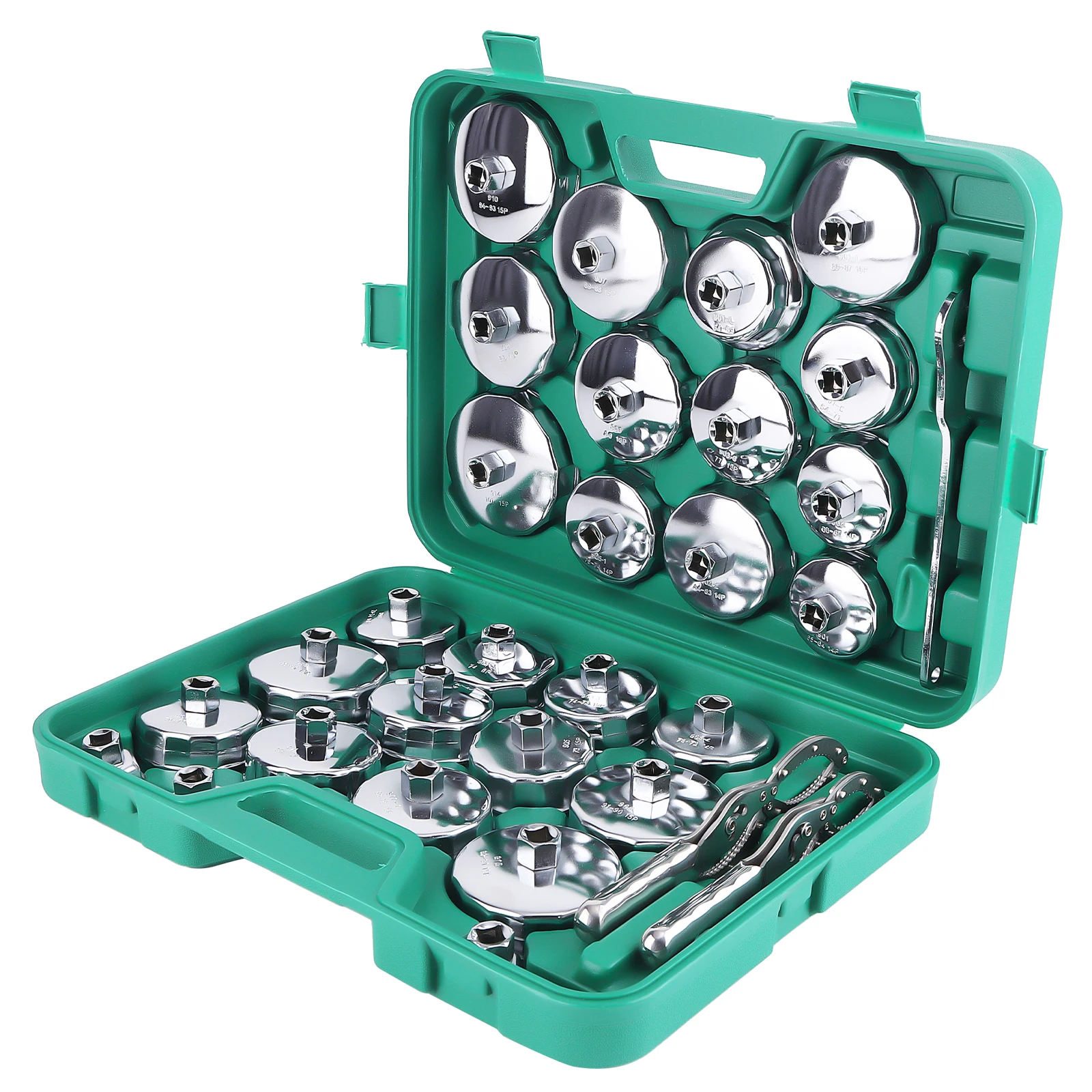 31pcs Oil Filter Cap Wrench Set 1/2
