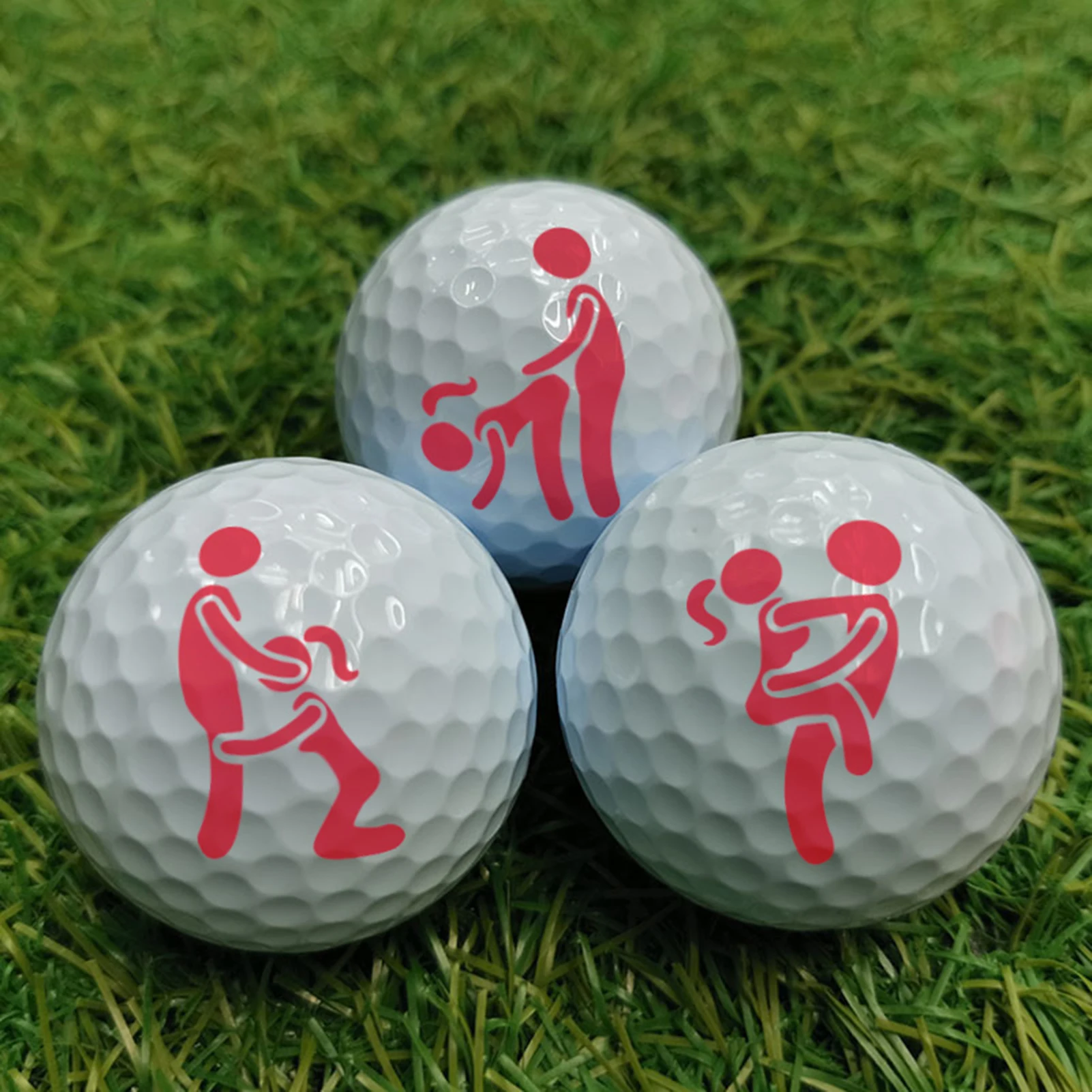 Golfbal Liner Roestvrij Staal Golf Lijn Marker Volwassen Humor Patronen Tekening Alignment Stencils Markering Tool Golf Accessoires