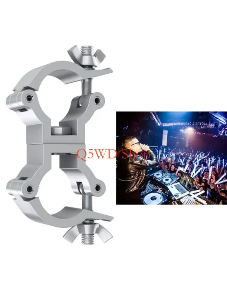 Q5WD Aluminum Magnesiums Alloys Double Lock Stage Fixture Clamp For Professional Event And Home Theater Setups