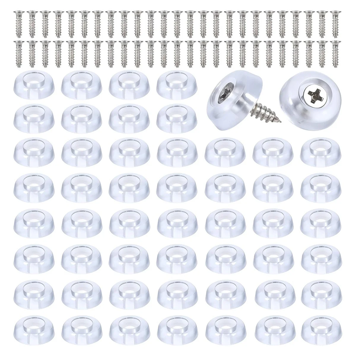 A44U 150 Pcs R Ubber Feet for Cutting Board, 16mm Cutting Board F Eet Non Slip Bumper, for Chopping Board Electronics