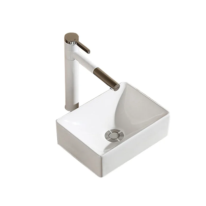 

Spring Tree Counter Basin Small Balcony Ceramic Mini Household Small Size