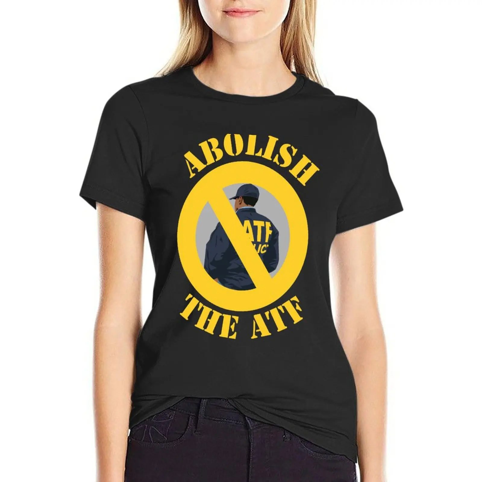 

Abolish the ATF T-Shirt funnys customs design your own summer clothes sports fans womans clothing