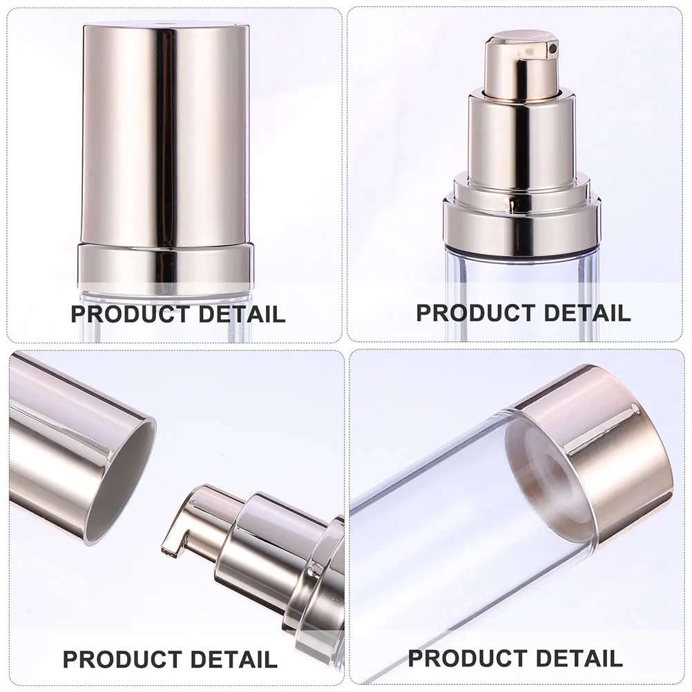 

6pcs Empty Bottles Travel Toiletry Containers Leakproof Durable Lightweight Lotion Shampoo Dispenser for Travel