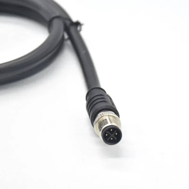 3+PE High Current Plug Adapter Waterproof Pin Plug Connector M12 S - coded Motor Power Supply Line Use Connector