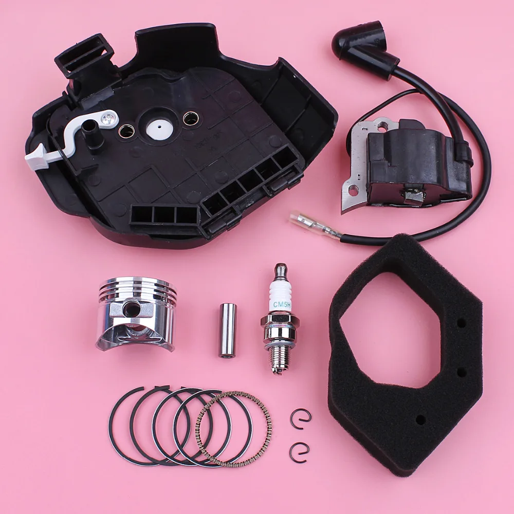 Ignition Coil Air Filter Cover Housing Assy For Honda GX25 HHT25S 35mm Piston Ring Kit 4 Stroke Lawn Mower Engine Spare Part