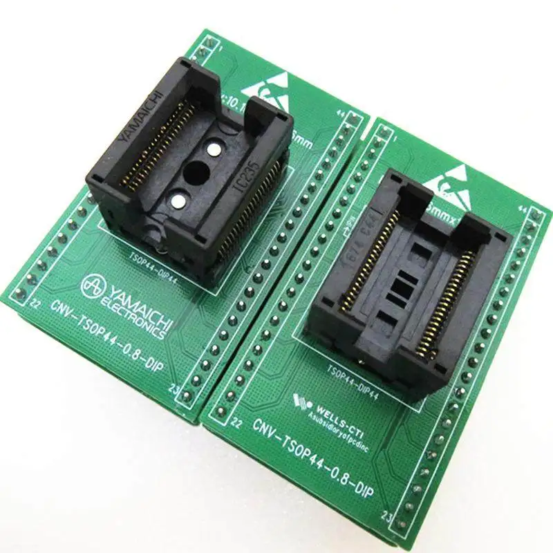 Imported TSOP44/DIP test socket TSOP44 memory burning socket IC aging socket socket programming socket