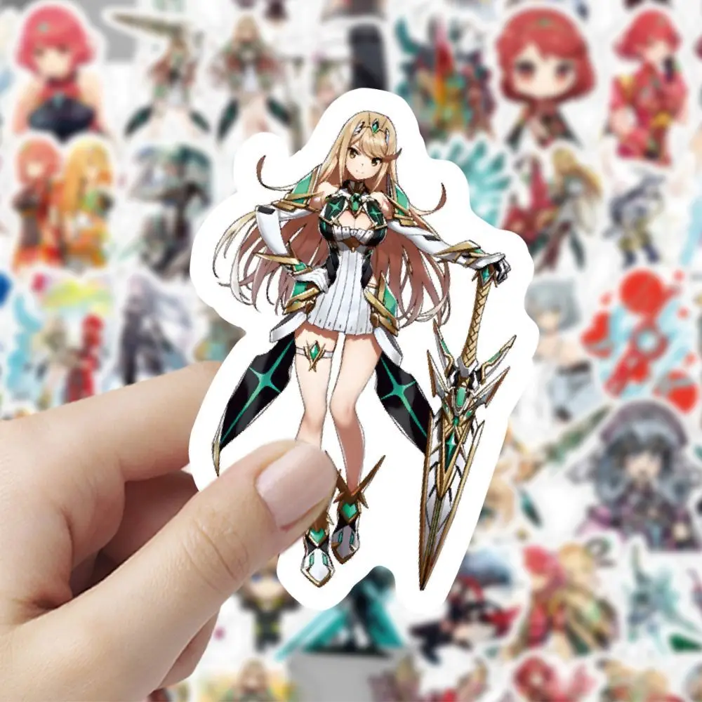 60Pcs/Set Game Xenoblade Chronicles Graffiti Stickers Notebook Computer Sharla Shulk Fiora DIY Decorative Adhesive Sticker Toy