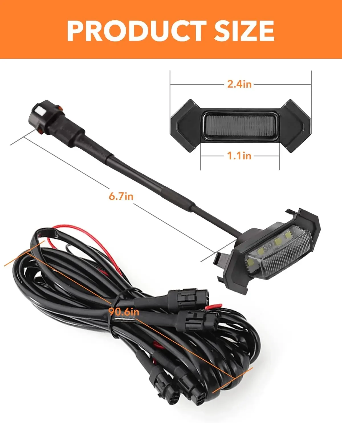 4 Stuks Auto Led Grille Strobe Licht Waarschuwing Dagrijlamp Drl Wit Amber Voor Toyota Tacoma 2016 2017 2018 2019 2020