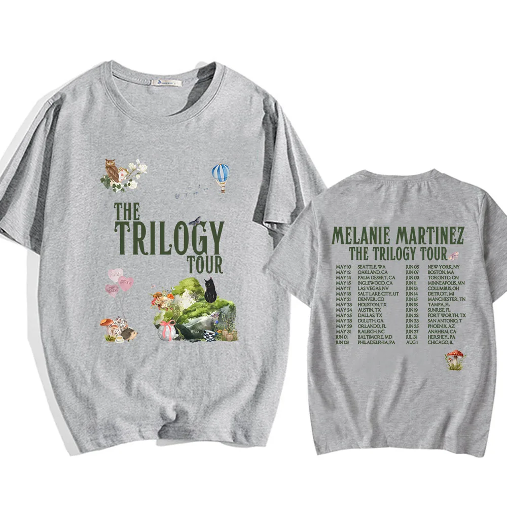 Men/Women Tees Singer Melanie Martinez T-shirts 2024 The Trilogy Tour Streetwear Fashion Graphic Printing Tshirts Ropa Hombre