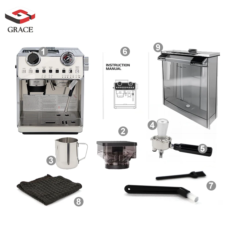 

Compact Espresso Maker Home & Small Office Use Coffee Machine