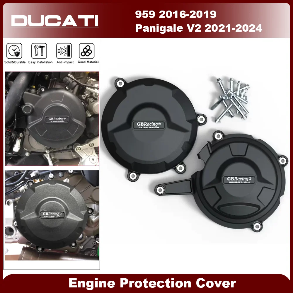 

GB Racing PANIGALE V2 2020-2024 DUCATI 959 2016-2019 Motorcycle Engine Protect Cover For DUCATI Clutch Pulse Protection Cover