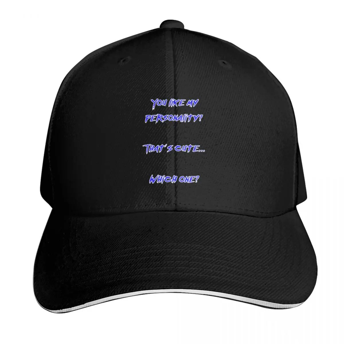 Which Of My Personalities Do You like - Blue Baseball Cap Casual Daily Wear Quick Dry Performance Cotton Twill Breathable